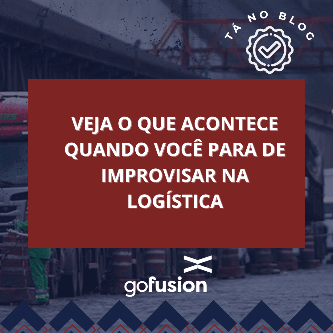 Pare de improvisar na logística